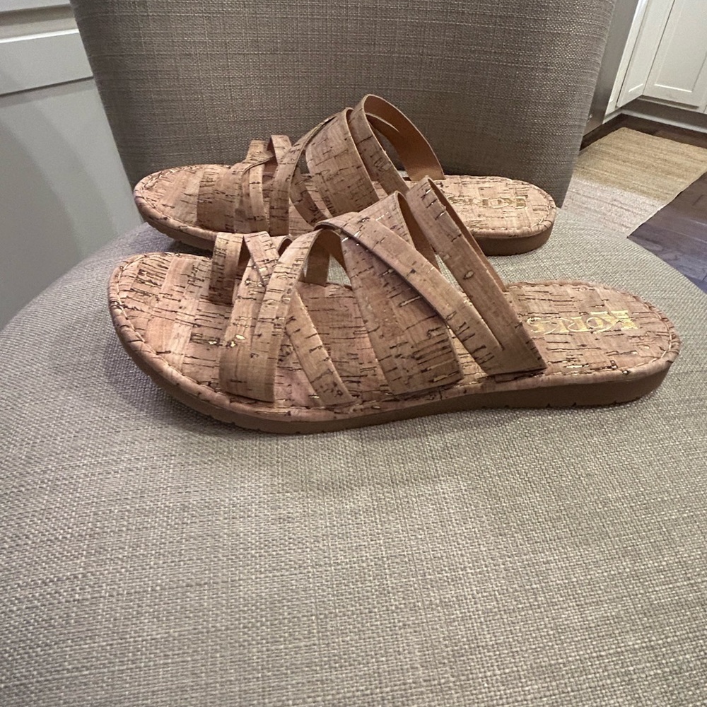 Natural Cork Sandals - Picture 3 of 8